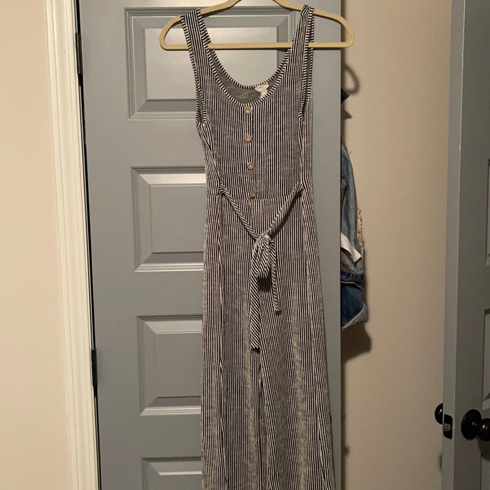 Striped Comfy Jumpsuit